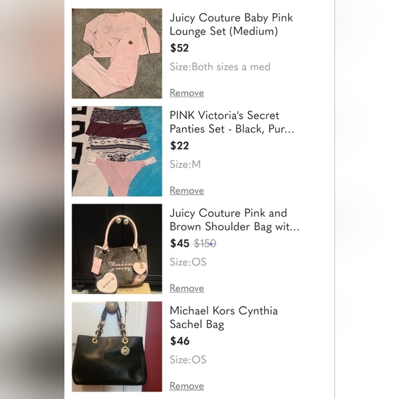 Juicy Couture Baby Pink Lounge Set - Picture 2 of 3